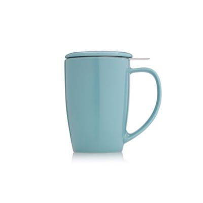 Turquoise Ceramic Infuser Mug